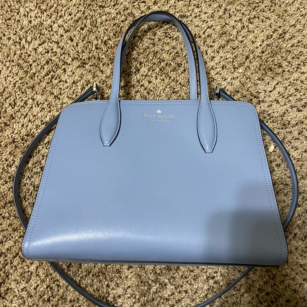 light blue kate spade satchel